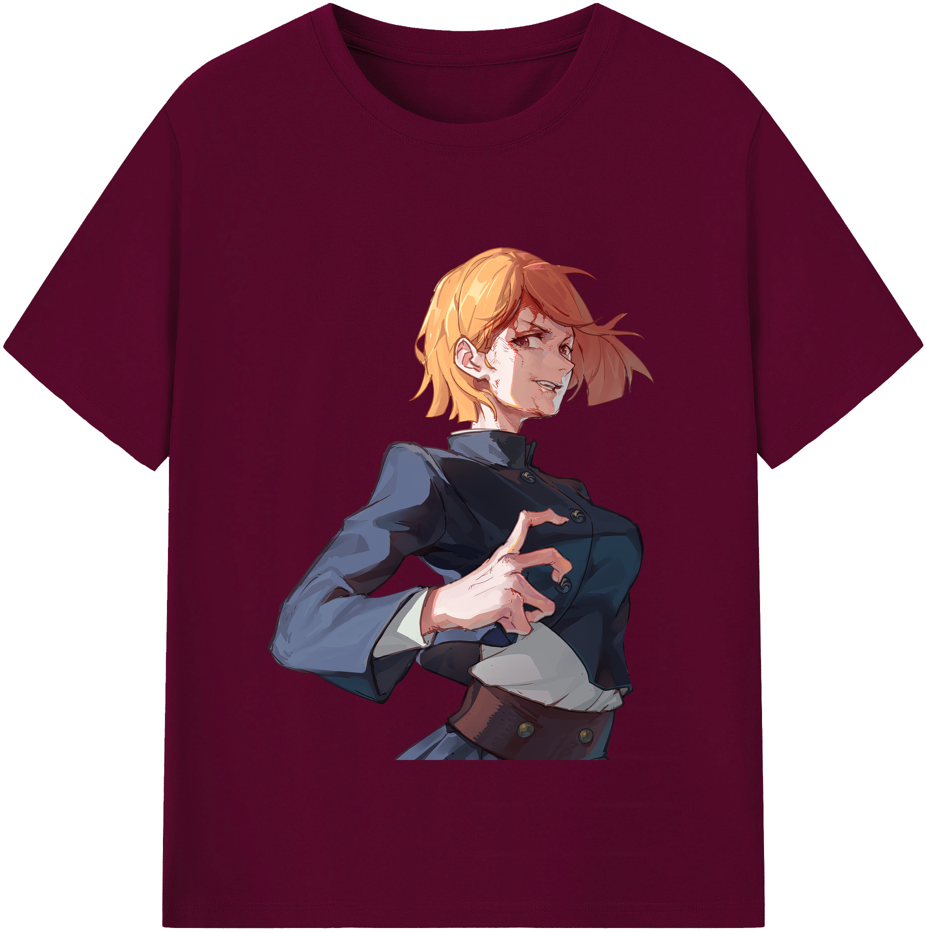 （画像用） 呪術廻戦 Jujutsu Kaisen レディースカジュアルプリントTシャツ（綿100％）